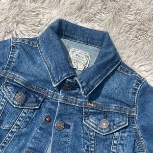 Polo by Ralph Lauren Kids Denim Trucker Jacket in Medium Blue